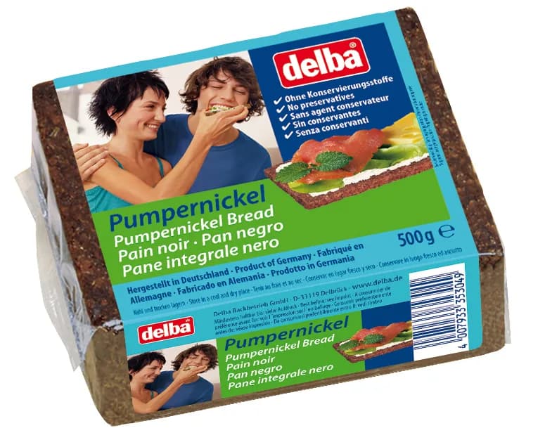 Delba Pumpernickel / Tam Tahıllı Siyah Çavdar